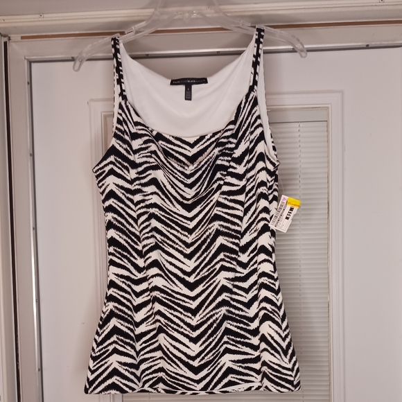 White House Black Market Tops - Bundle Sale- White House Black Market Black/White Tank Top Size Small